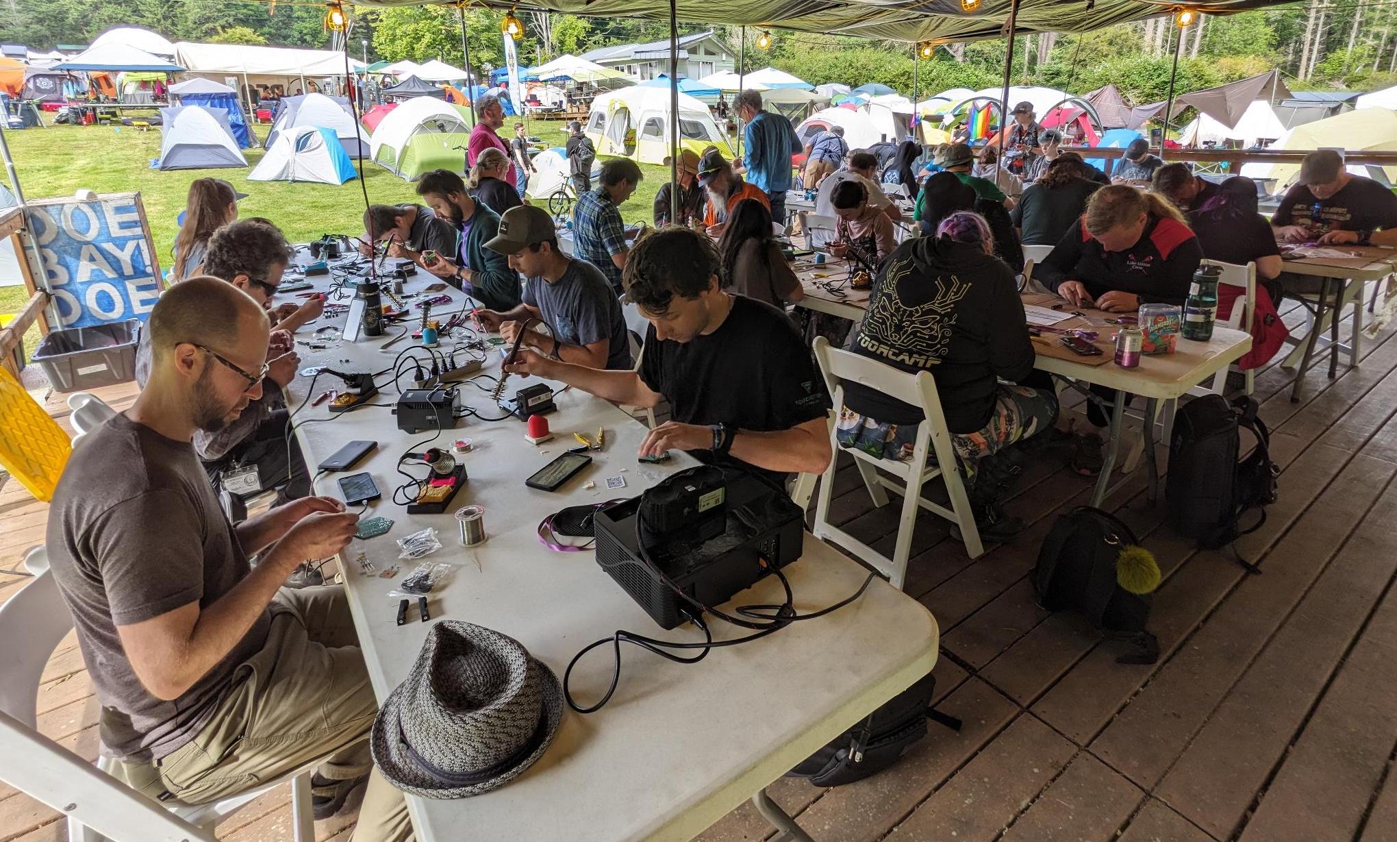 EMF Explorer workshop at Toorcamp